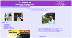 Desktop Screenshot of drbharatarora.com